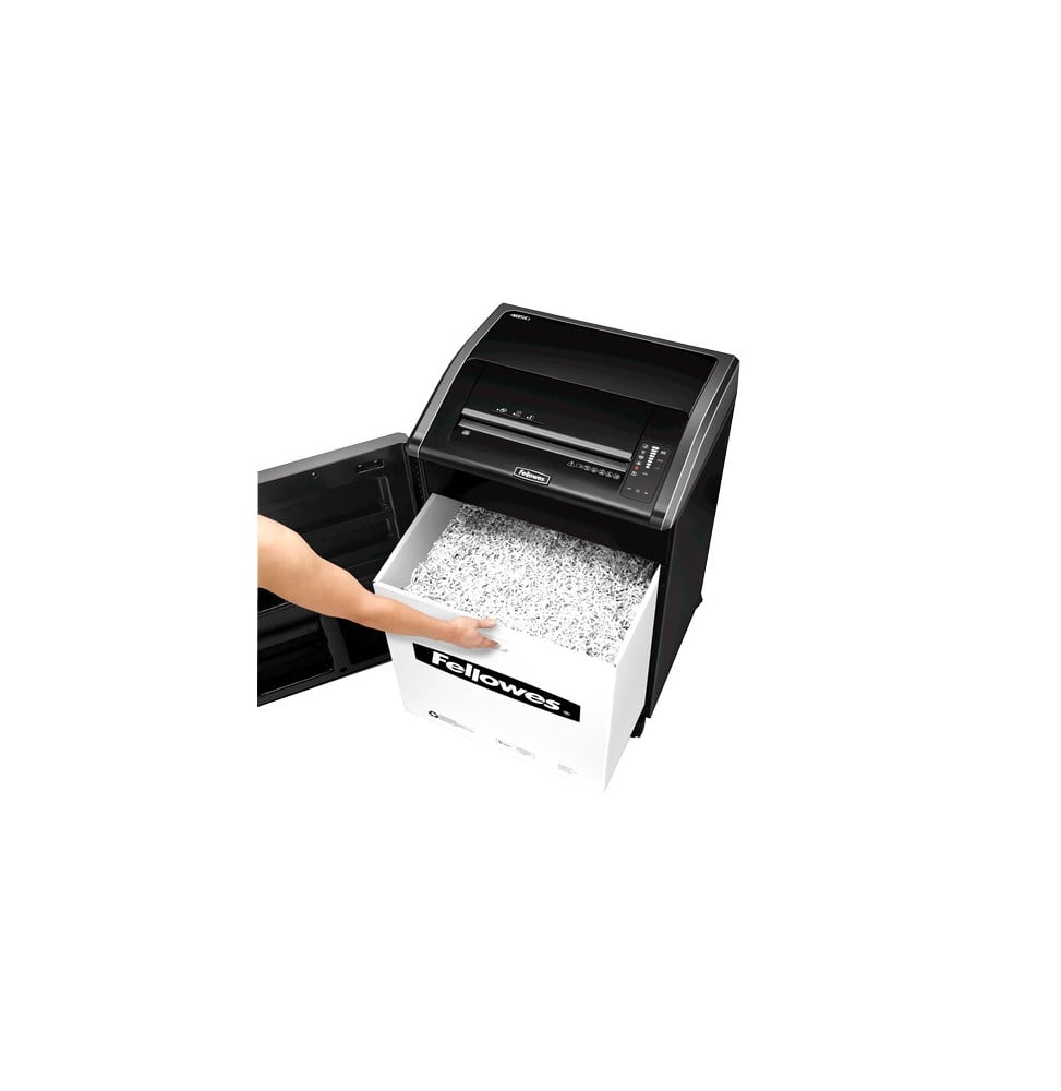 DESTRUCTEUR FELLOWES POWERSHRED® 485CI — SÉCURITÉ P-4 · 132 L · 32 FEUILLES/PASSAGE