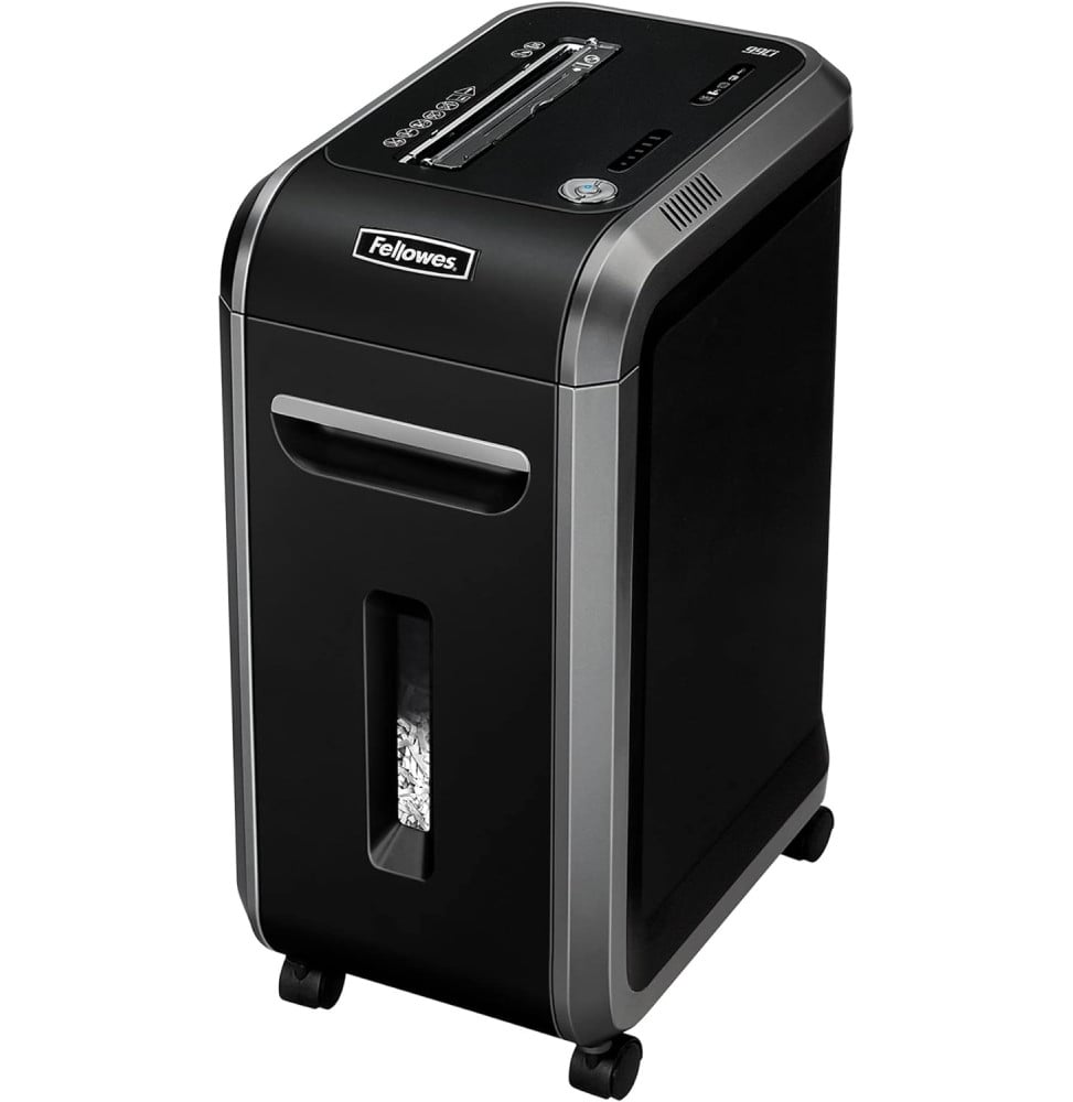 DESTRUCTEUR FELLOWES POWERSHRED® 99CI — SÉCURITÉ P-4 · 34 L · 18 FEUILLES/PASSAGE