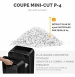 DESTRUCTEUR FELLOWES POWERSHRED® LX200 — SÉCURITÉ P-4 · 22 L · 12 FEUILLES/PASSAGE – Image 6