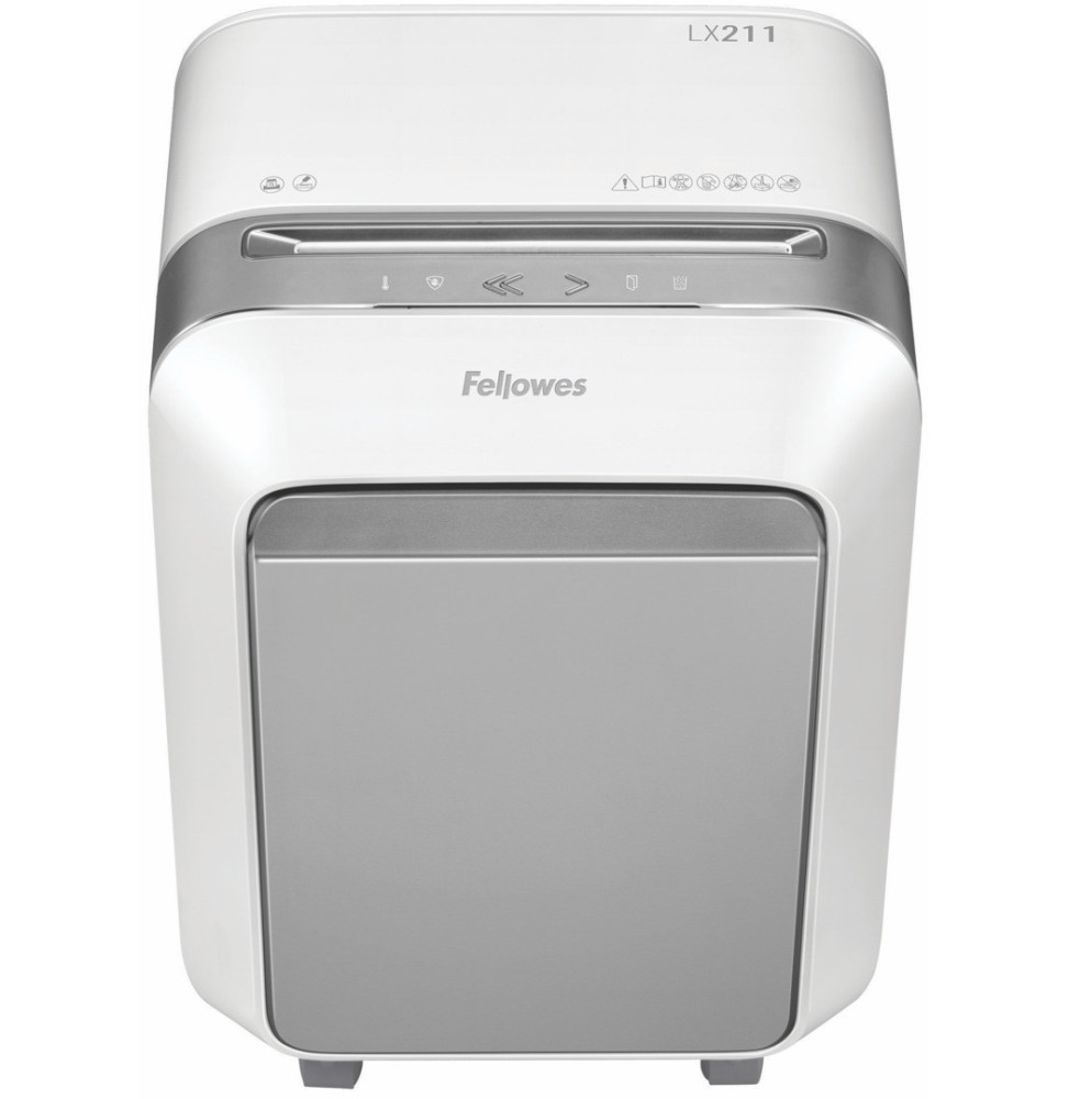 DESTRUCTEUR FELLOWES POWERSHRED® LX211 — SÉCURITÉ P-5 · 23 L · 15 FEUILLES/PASSAGE