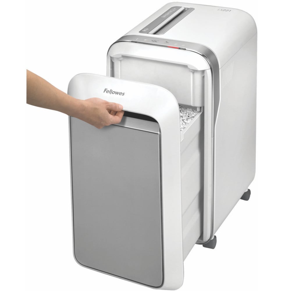 DESTRUCTEUR FELLOWES POWERSHRED® LX221 — SÉCURITÉ P-5 · 30 L · 20 FEUILLES/PASSAGE