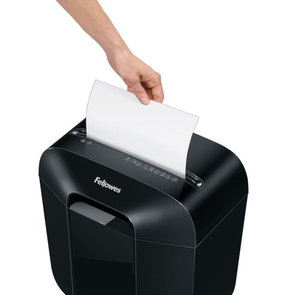DESTRUCTEUR FELLOWES POWERSHRED® LX25 — SÉCURITÉ P-4 · 11,5 L · 6 FEUILLES/PASSAGE