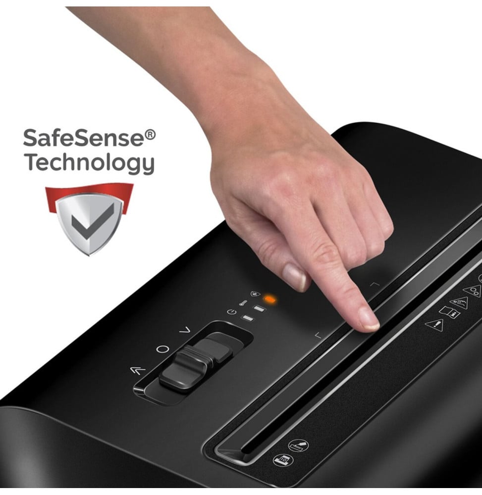 DESTRUCTEUR FELLOWES POWERSHRED® LX65 — SÉCURITÉ P-4 · 22 L · 10 FEUILLES/PASSAGE