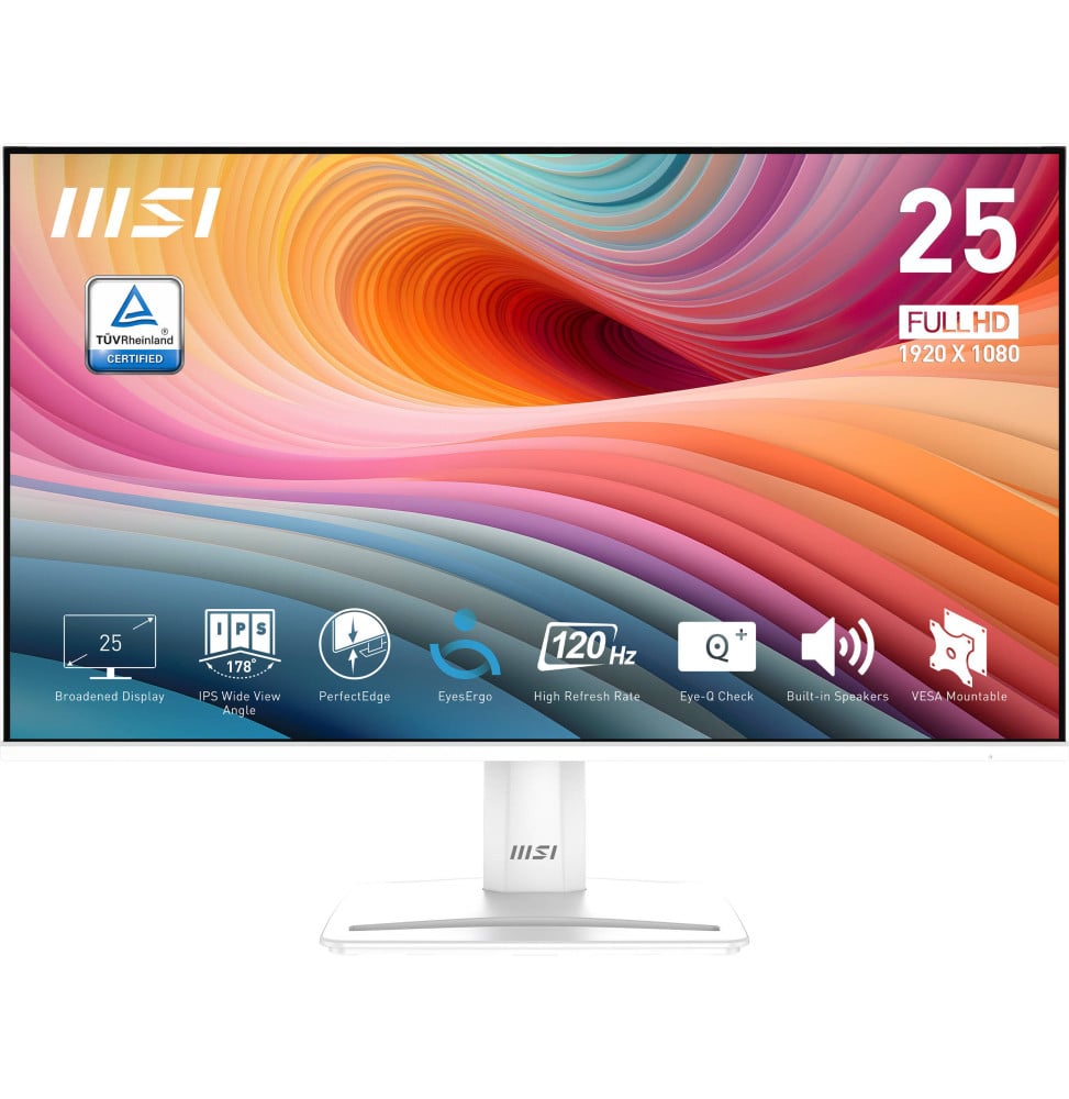 ÉCRAN 24,5" FULL HD MSI PRO MP251W E2 (9S6-3PD4CM-001)