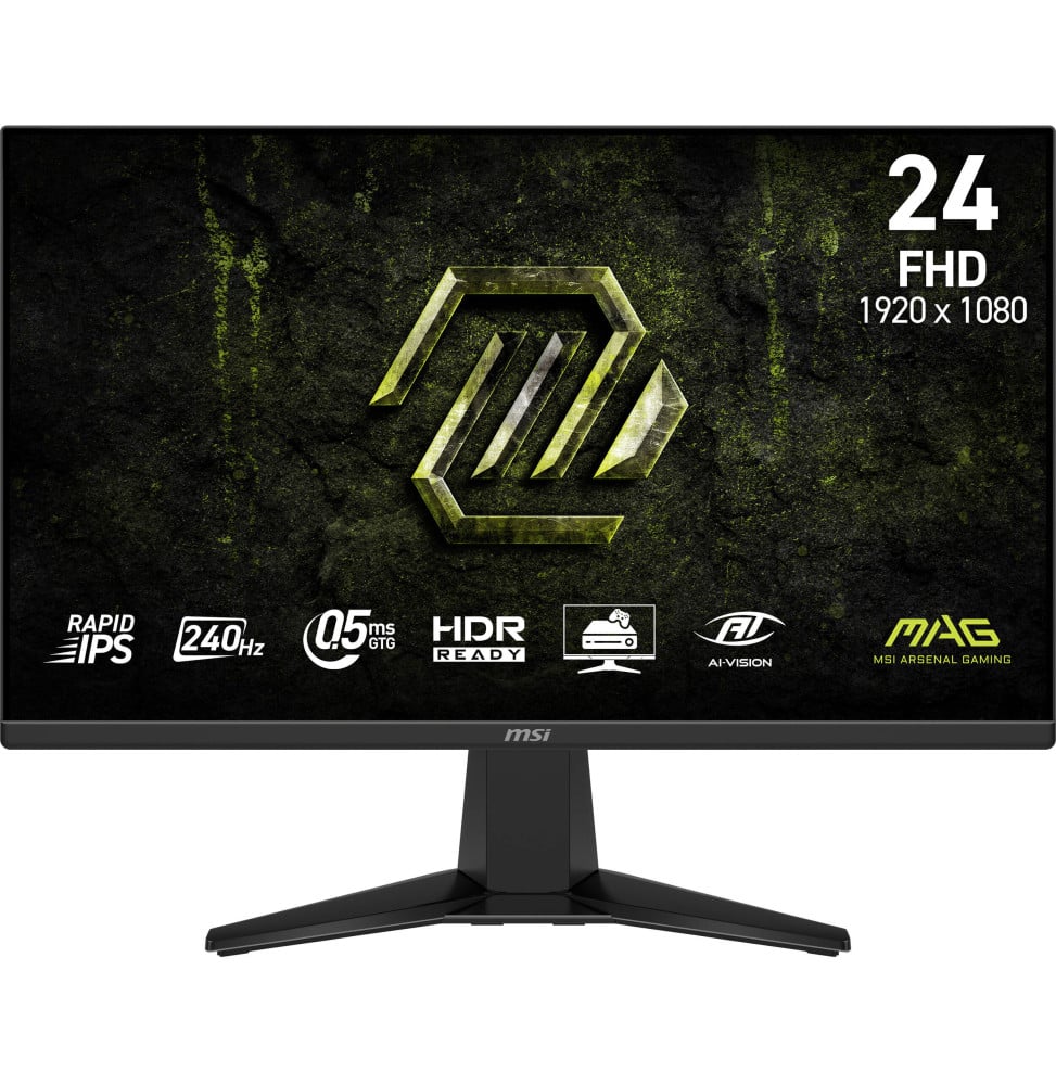 ÉCRAN 24" FULL HD MSI MAG 245F X24 (9S6-3BC81M-001)