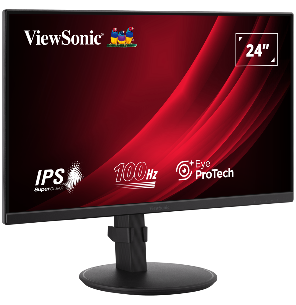 ÉCRAN 24" FULL HD VIEWSONIC VG2408 ERGONOMIC AVEC USB HUB