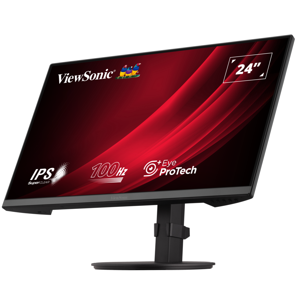 ÉCRAN 24" FULL HD VIEWSONIC VG2408 ERGONOMIC AVEC USB HUB