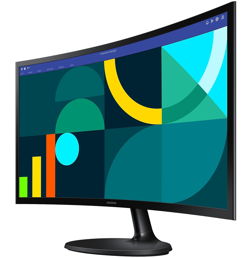 ÉCRAN 24" INCURVÉ FULL HD SAMSUNG ESSENTIAL S3 S36GD (LS24D360GAUXEN)