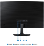 ÉCRAN 24" INCURVÉ FULL HD SAMSUNG ESSENTIAL S3 S36GD (LS24D360GAUXEN) – Image 6