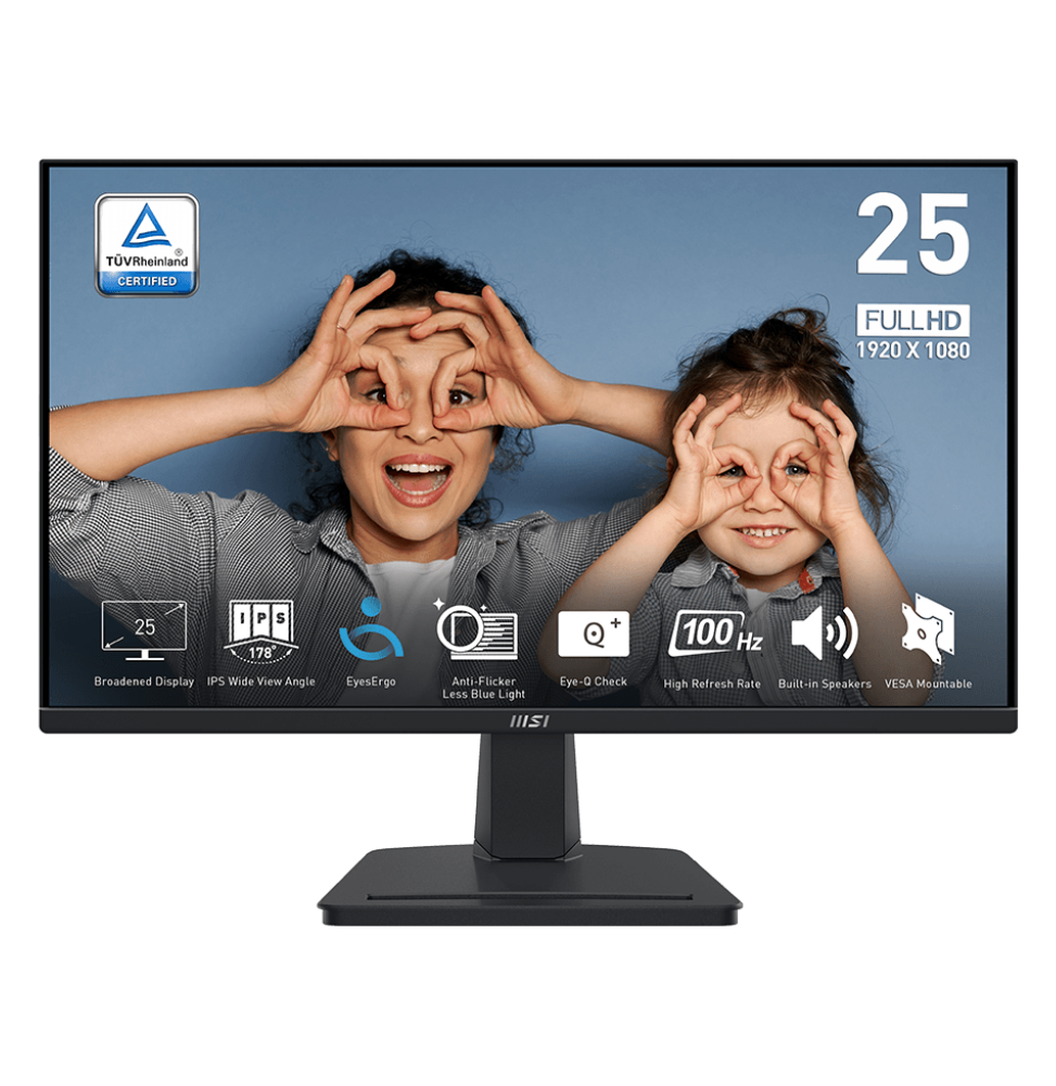 ÉCRAN 25" FULL HD MSI PRO MP251 (9S6-3PC2CM-002)