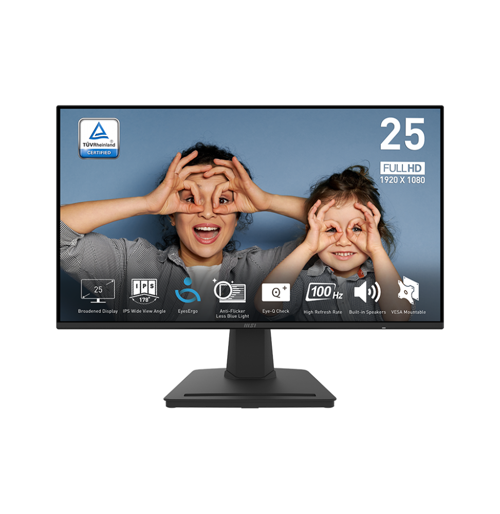 ÉCRAN 25" FULL HD MSI PRO MP252 (9S6-3PC4CT-017)