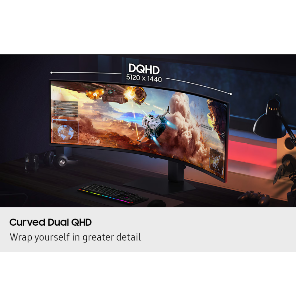 ÉCRAN 49" DQHD INCURVÉ GAMING SAMSUNG ODYSSEY G9 G91F (LS49FG910EUXEN)