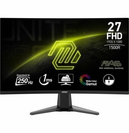 ÉCRAN GAMING 27" FULL HD MSI MAG 27C6X (9S6-3CE01M-002)