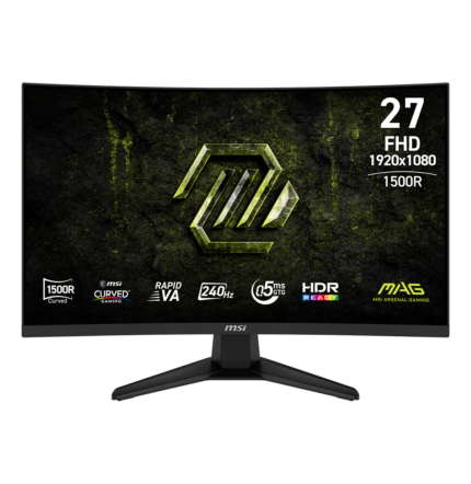 ÉCRAN INCURVÉ GAMING 27" FULL HD MSI MAG 275CF X24 (9S6-3CE91H-012)