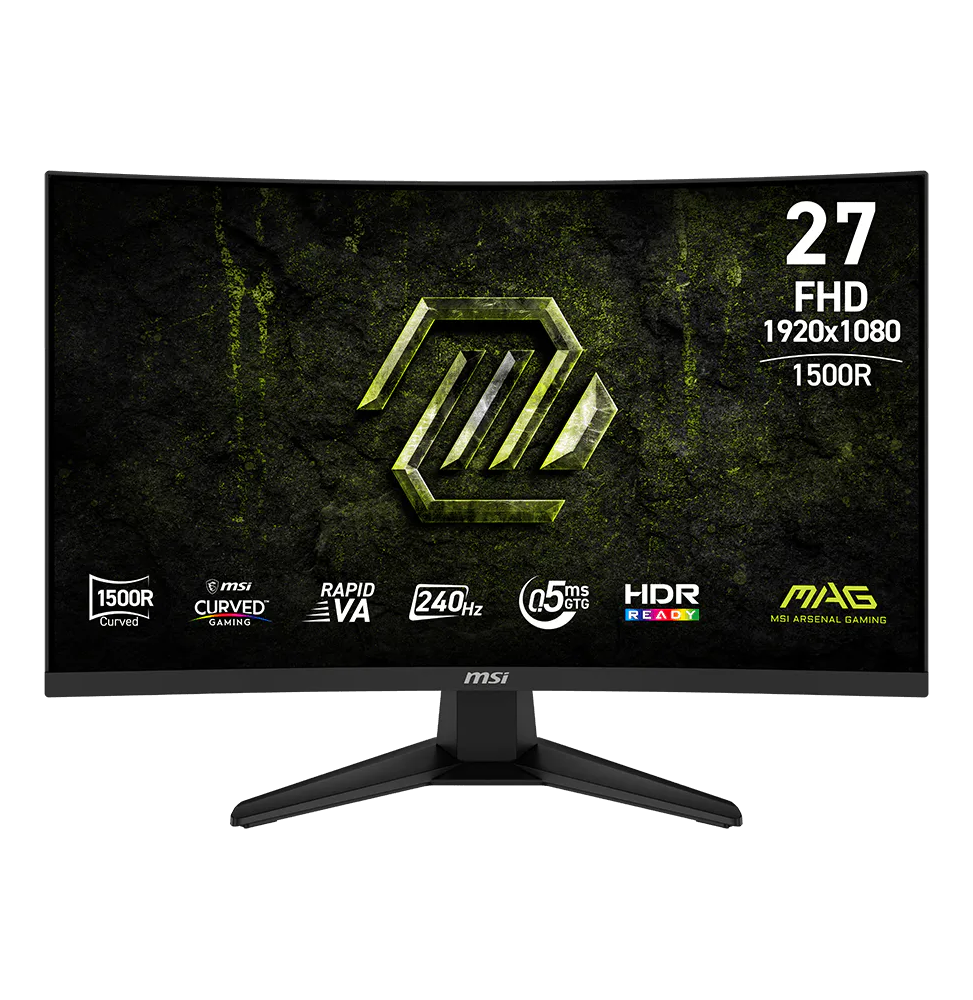 ÉCRAN INCURVÉ GAMING 27" FULL HD MSI MAG 275CF X24 (9S6-3CE91H-012)