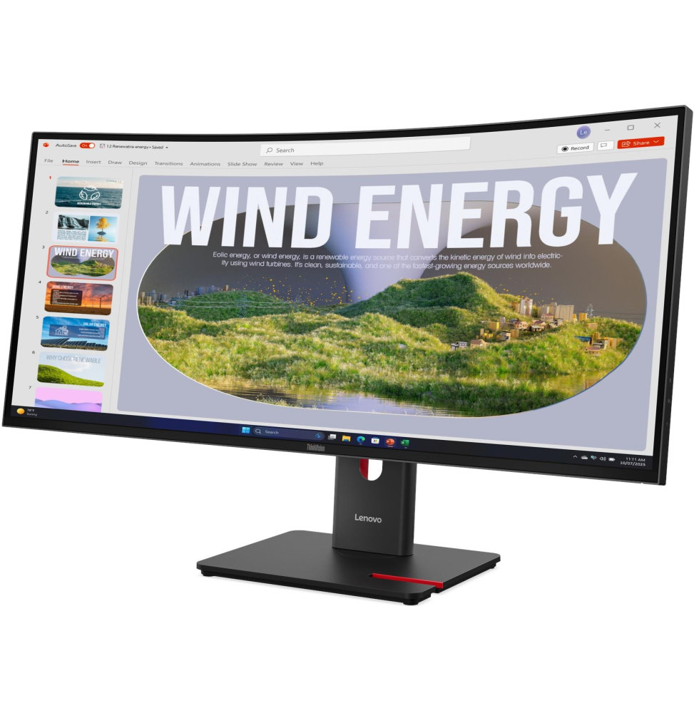 ÉCRAN INCURVÉ SMART 34" LENOVO THINKVISION T34WD-40 (64AEGAT1EU)