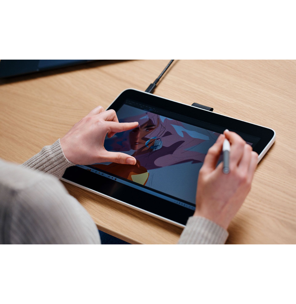 ÉCRAN INTERACTIF WACOM ONE 12 : TABLETTE GRAPHIQUE AVEC ÉCRAN 11.6" FULL HD (DTC121W0B)