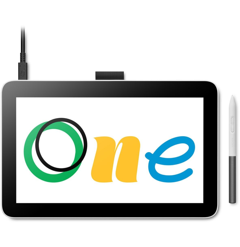 ÉCRAN INTERACTIF WACOM ONE 12 : TABLETTE GRAPHIQUE AVEC ÉCRAN 11.6" FULL HD (DTC121W0B)