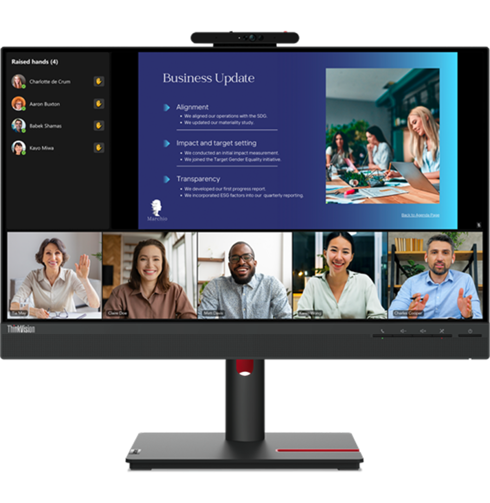 ÉCRAN PLAT 24" LENOVO THINKVISION T24V-30 (63D8MAT3EU)