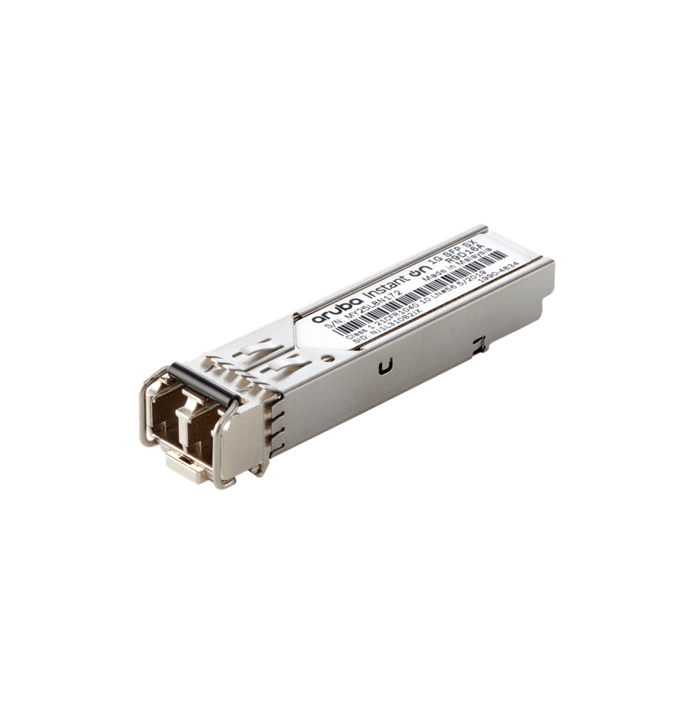 ÉMETTEUR-RÉCEPTEUR ARUBA INSTANT ON 1G SFP LC SX MMF OM2 500 M (R9D16A)