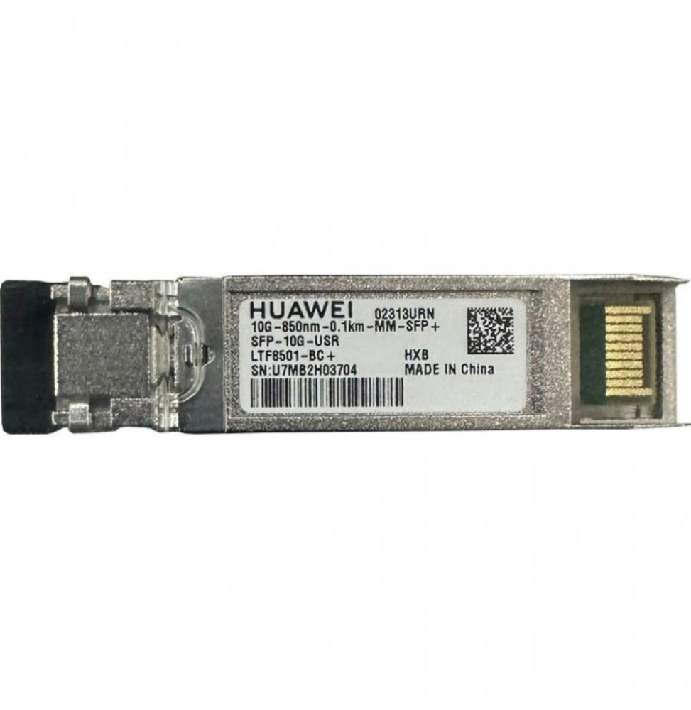 ÉMETTEUR-RÉCEPTEUR HUAWEI OPTICAL SFP+, 10GE MULTI-MODE MODULE - 850NM,0.1KM,LC (02313URN)