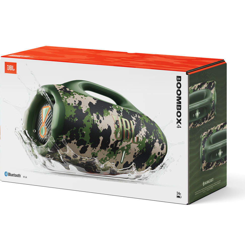 ENCEINTE BLUETOOTH PORTABLE JBL BOOMBOX 4 CAMOUFLAGE (1200130024276)