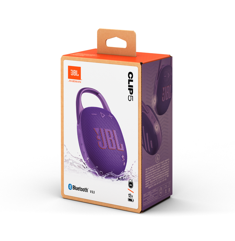 ENCEINTE BLUETOOTH PORTABLE JBL CLIP5 VIOLET (1200130010200)