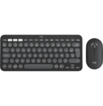 ENSEMBLE CLAVIER ET SOURIS SANS FIL LOGITECH PEBBLE 2 COMBO