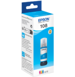 EPSON 108 CYAN - BOUTEILLE D'ENCRE EPSON ECOTANK D'ORIGINE (C13T09C24A) – Image 3