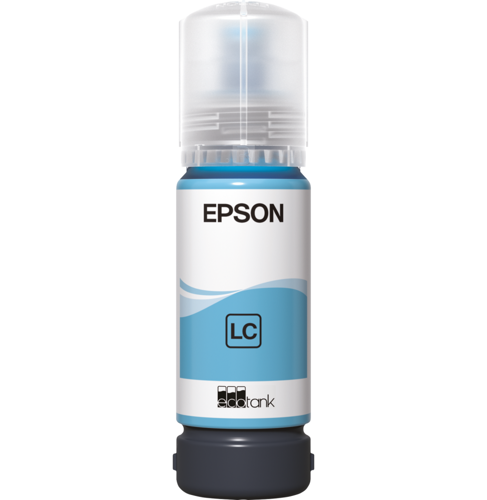 EPSON 108 CYAN CLAIR - BOUTEILLE D'ENCRE EPSON ECOTANK D'ORIGINE (C13T09C54A)