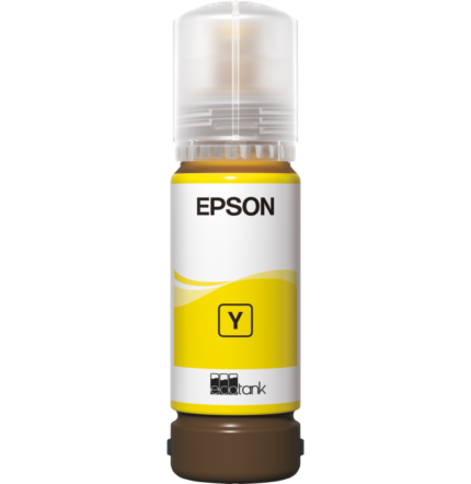 EPSON 108 JAUNE - BOUTEILLE D'ENCRE EPSON ECOTANK D'ORIGINE (C13T09C44A)