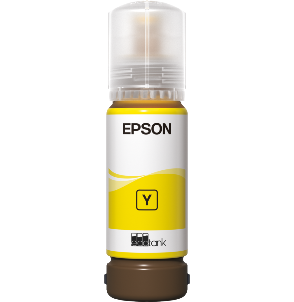 EPSON 108 JAUNE - BOUTEILLE D'ENCRE EPSON ECOTANK D'ORIGINE (C13T09C44A)