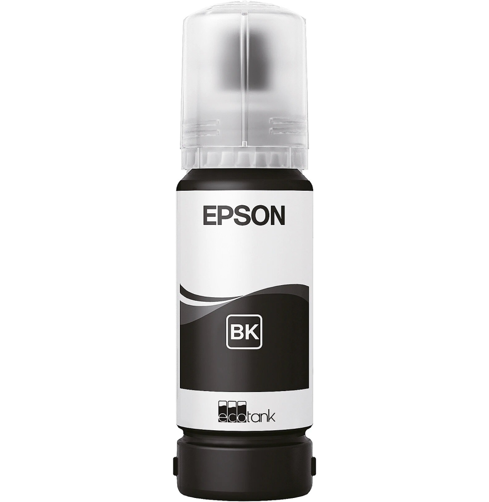 EPSON 108 NOIR - BOUTEILLE D'ENCRE EPSON ECOTANK D'ORIGINE (C13T09C14A)