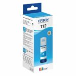 EPSON 112 CYAN - BOUTEILLE D'ENCRE EPSON ECOTANK D'ORIGINE (C13T06C24A)