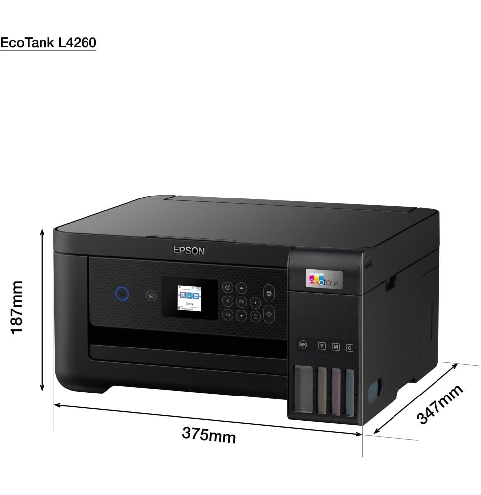 EPSON ECOTANK L4260 IMPRIMANTE MULTIFONCTION À RÉSERVOIRS RECHARGEABLES (C11CJ63411)