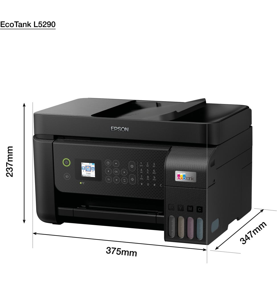 EPSON ECOTANK L5290 IMPRIMANTE PRO MULTIFONCTION À RÉSERVOIRS RECHARGEABLES (C11CJ65405)