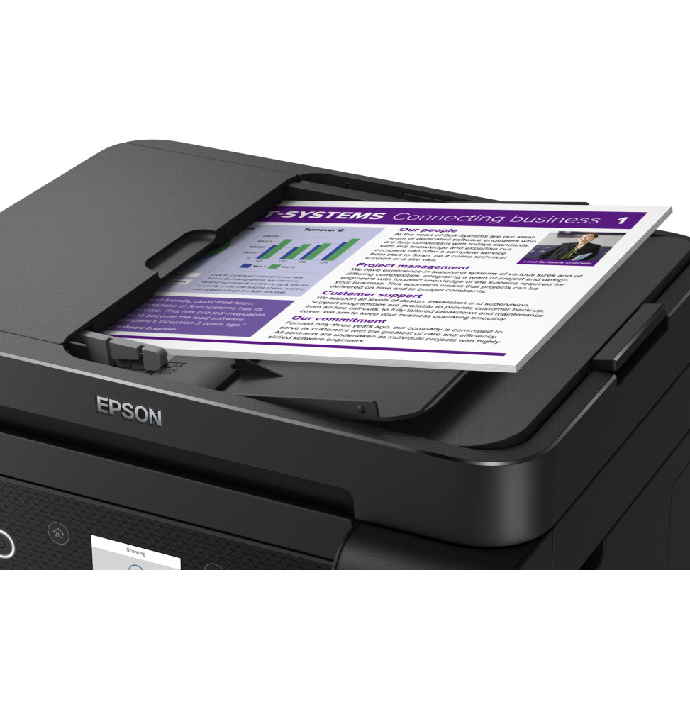 EPSON ECOTANK L6270 IMPRIMANTE PRO MULTIFONCTION À RÉSERVOIRS RECHARGEABLES (C11CJ61404)