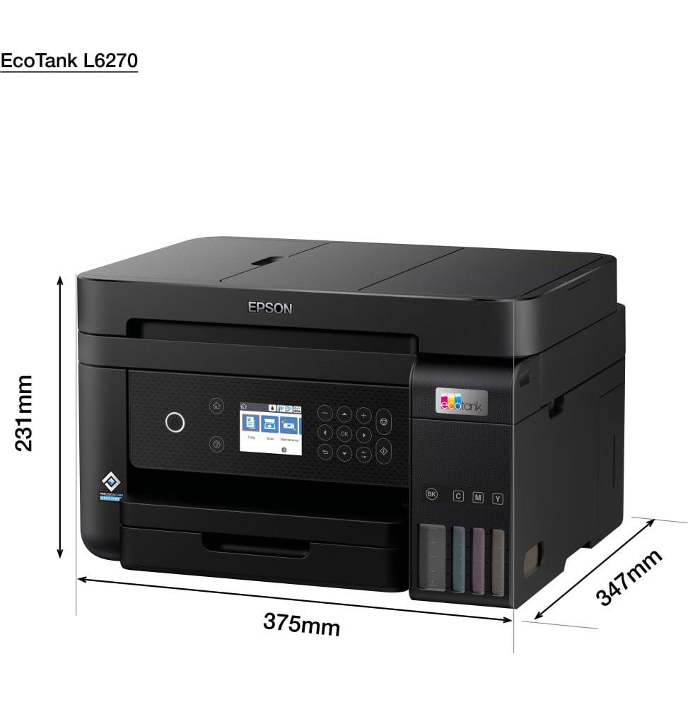EPSON ECOTANK L6270 IMPRIMANTE PRO MULTIFONCTION À RÉSERVOIRS RECHARGEABLES (C11CJ61404)