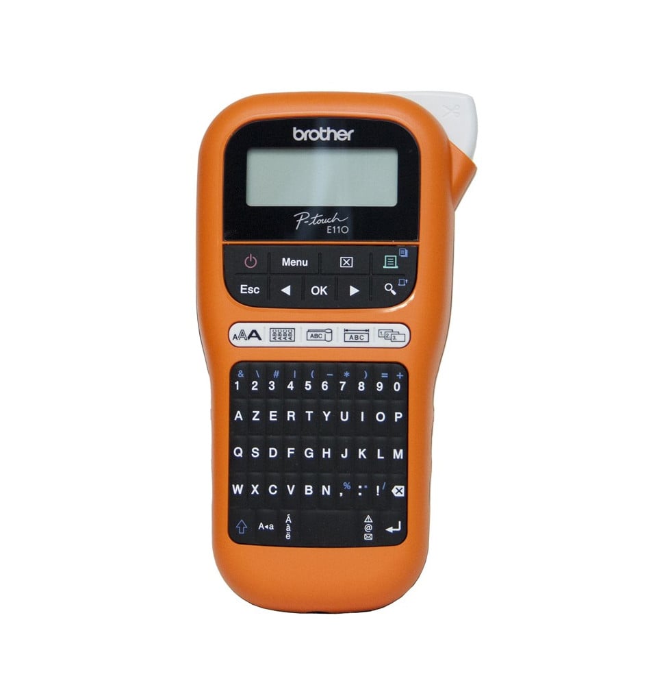 ETIQUETEUSE PROFESSIONNELLE PORTABLE BROTHER PT-E110VP - AZERTY