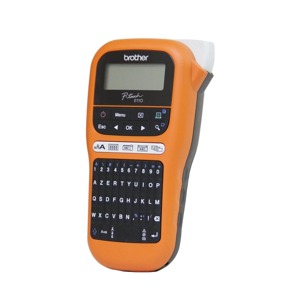 ETIQUETEUSE PROFESSIONNELLE PORTABLE BROTHER PT-E110VP - AZERTY
