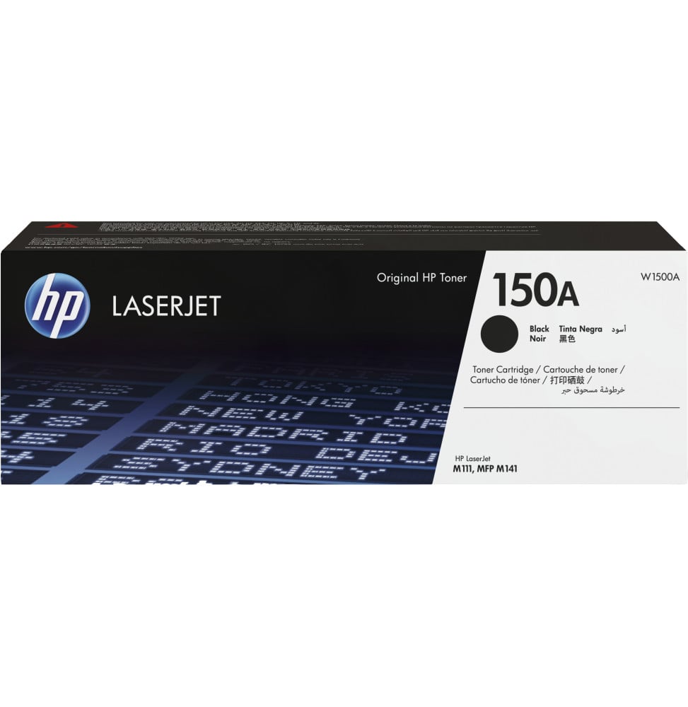 HP 150A NOIR - TONER HP LASERJET D'ORIGINE (W1500A)