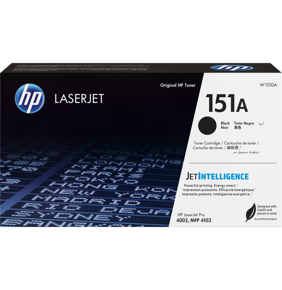 HP 151A NOIR - TONER HP LASERJET D'ORIGINE (W1510A)