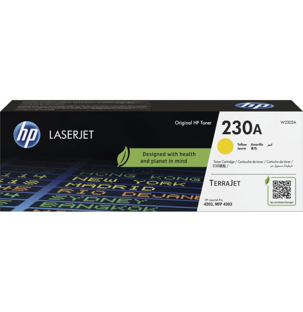 HP 230A JAUNE (W2302A) - TONER HP LASERJET D'ORIGINE