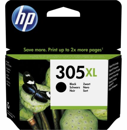 HP 305XL NOIR - CARTOUCHE D'ENCRE GRANDE CAPACITÉ HP D'ORIGINE (3YM62AE)