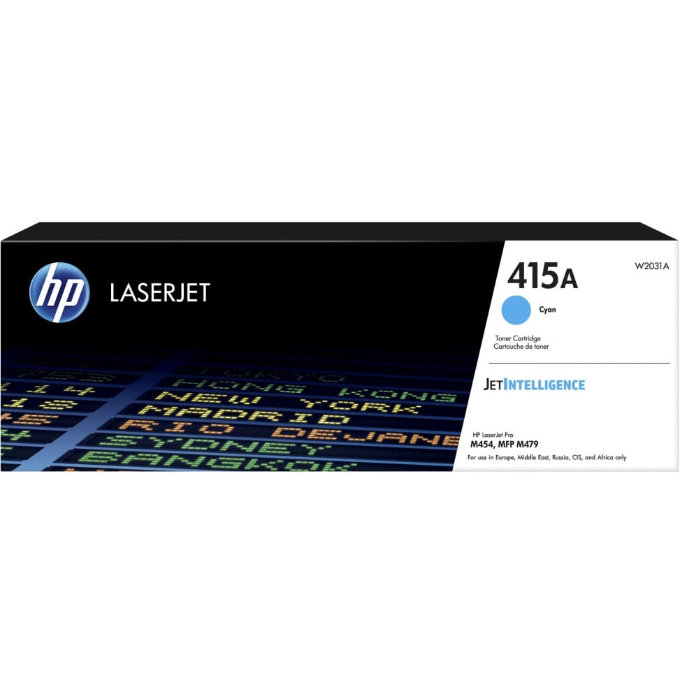 HP 415A CYAN (W2031A) - TONER HP LASERJET D'ORIGINE