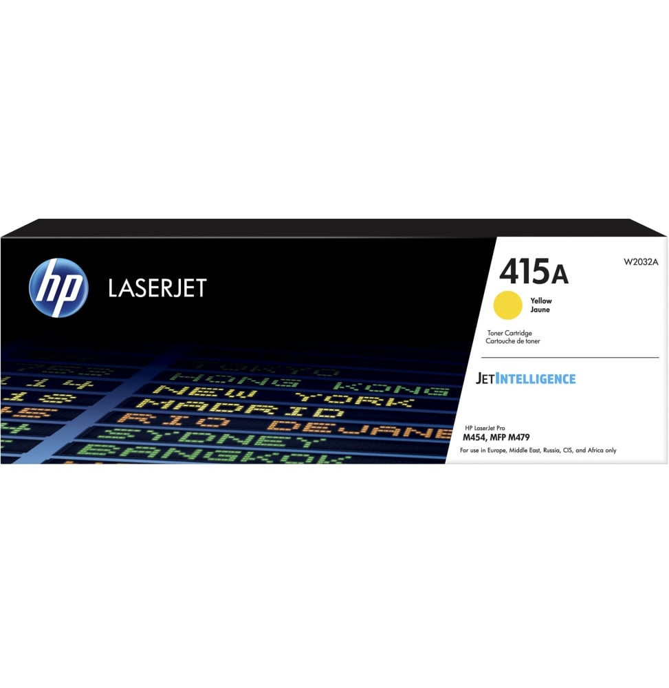 HP 415A JAUNE (W2032A) - TONER HP LASERJET D'ORIGINE