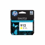 HP 912 JAUNE - CARTOUCHE D'ENCRE HP D'ORIGINE (3YL79AE)