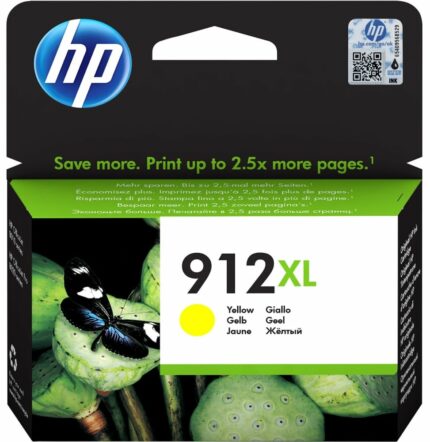 HP 912XL JAUNE - CARTOUCHE D'ENCRE GRANDE CAPACITÉ HP D'ORIGINE (3YL83AE)
