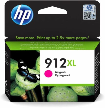 HP 912XL MAGENTA - CARTOUCHE D'ENCRE GRANDE CAPACITÉ HP D'ORIGINE (3YL82AE)