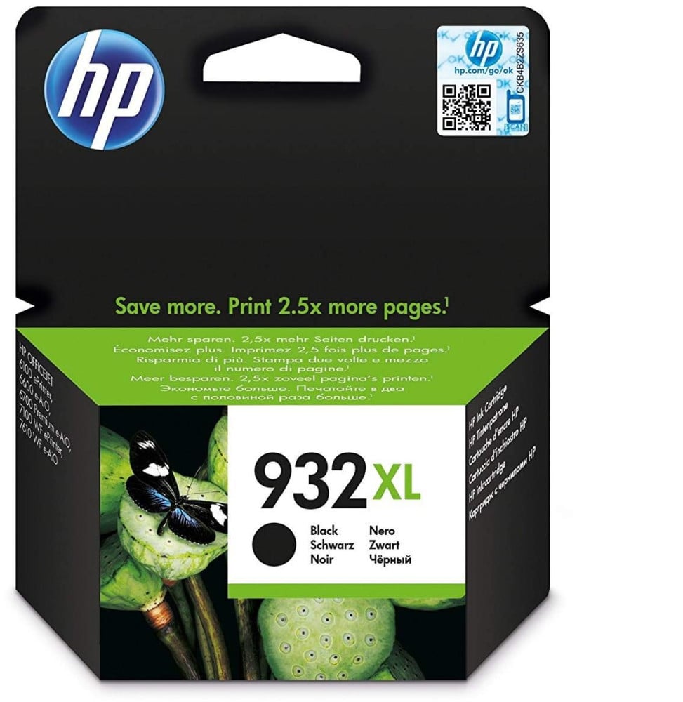 HP 932XL NOIR - CARTOUCHE D'ENCRE GRANDE CAPACITÉ HP D'ORIGINE (CN053AE)
